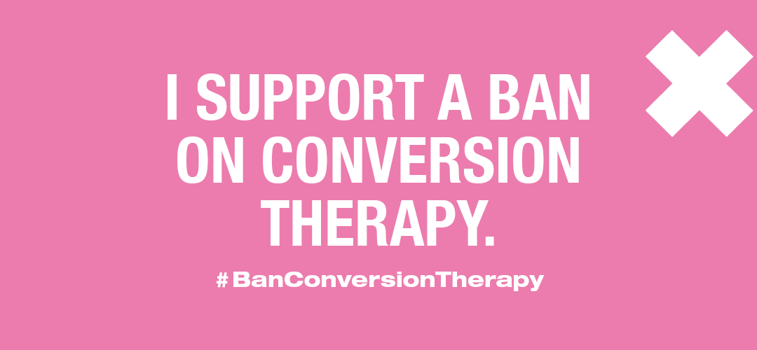 I support a ban on conversion therapy