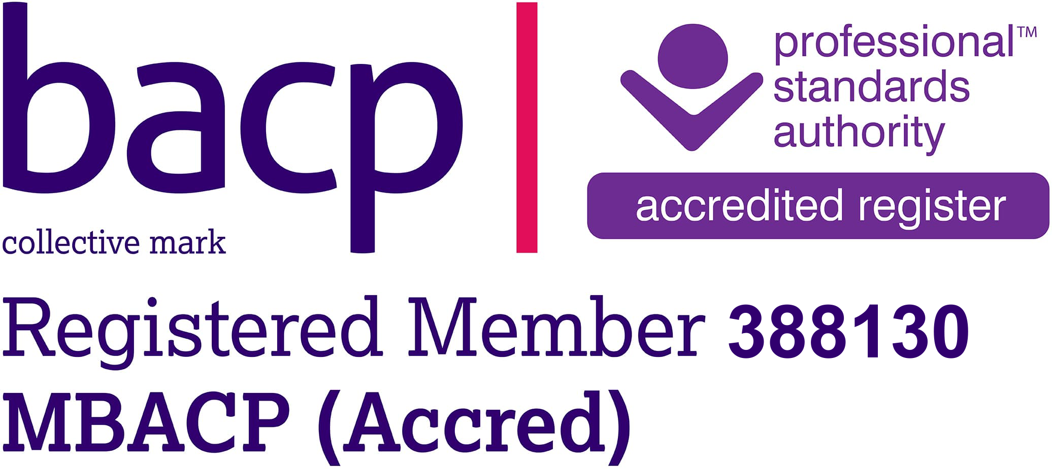 Rachel Kaye BACP accredited therapist logo